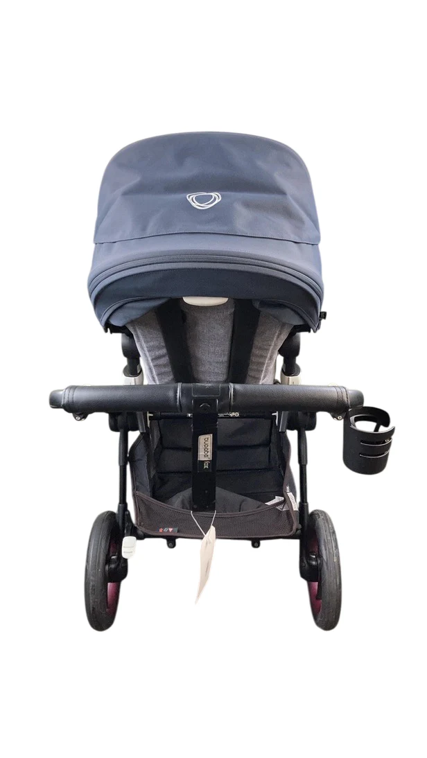 Bugaboo Fox Stroller, 2017, Black, Stormy Blue, Stormy Blue - Image 4