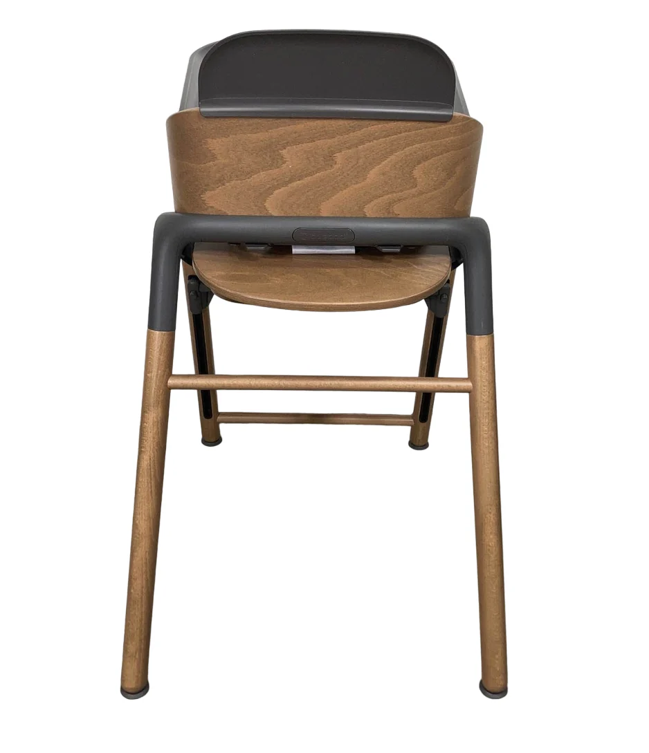 Bugaboo Giraffe High Chair, w/ Grey Baby Set, Warm Wood/Grey - Image 7