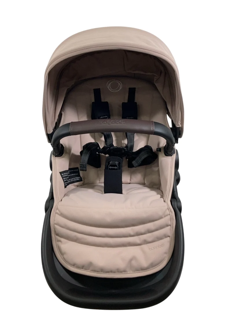 Bugaboo Kangaroo Sibling Seat, Black, Desert Taupe, Desert Taupe - Image 2