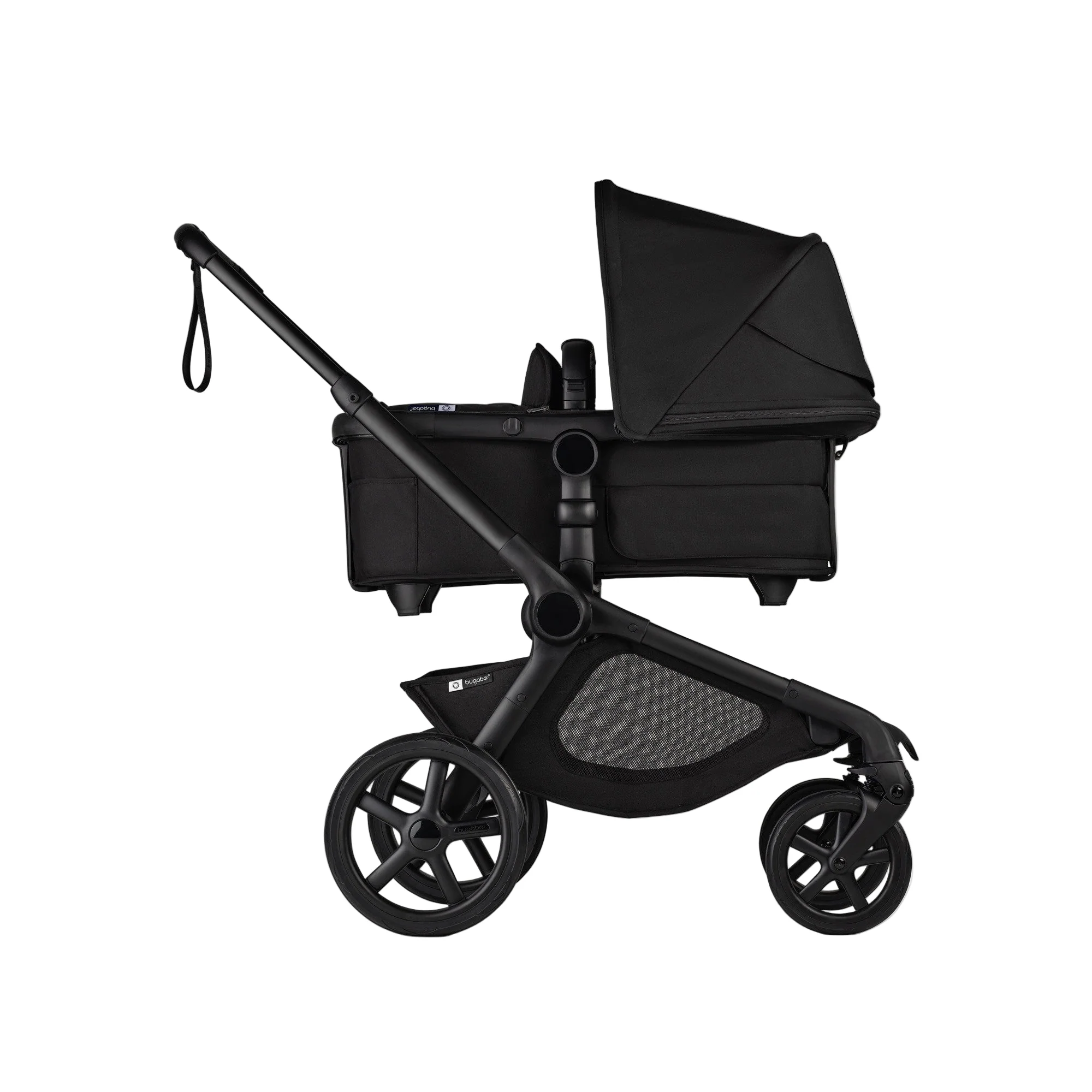 Bugaboo Kangaroo Single To Double Stroller, 2024, Black, Midnight Black, Midnight Black - Image 2