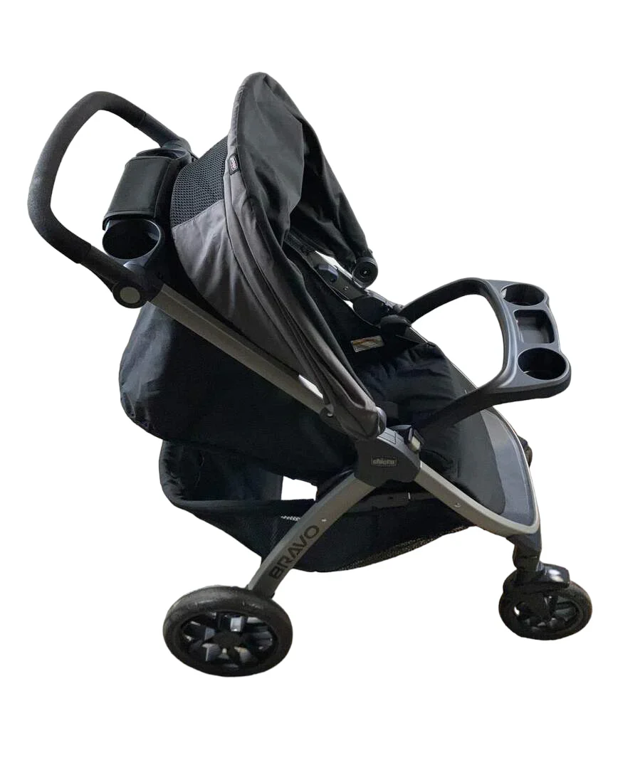 Chicco Bravo Quick-Fold Stroller, Black, 2025 - Image 2