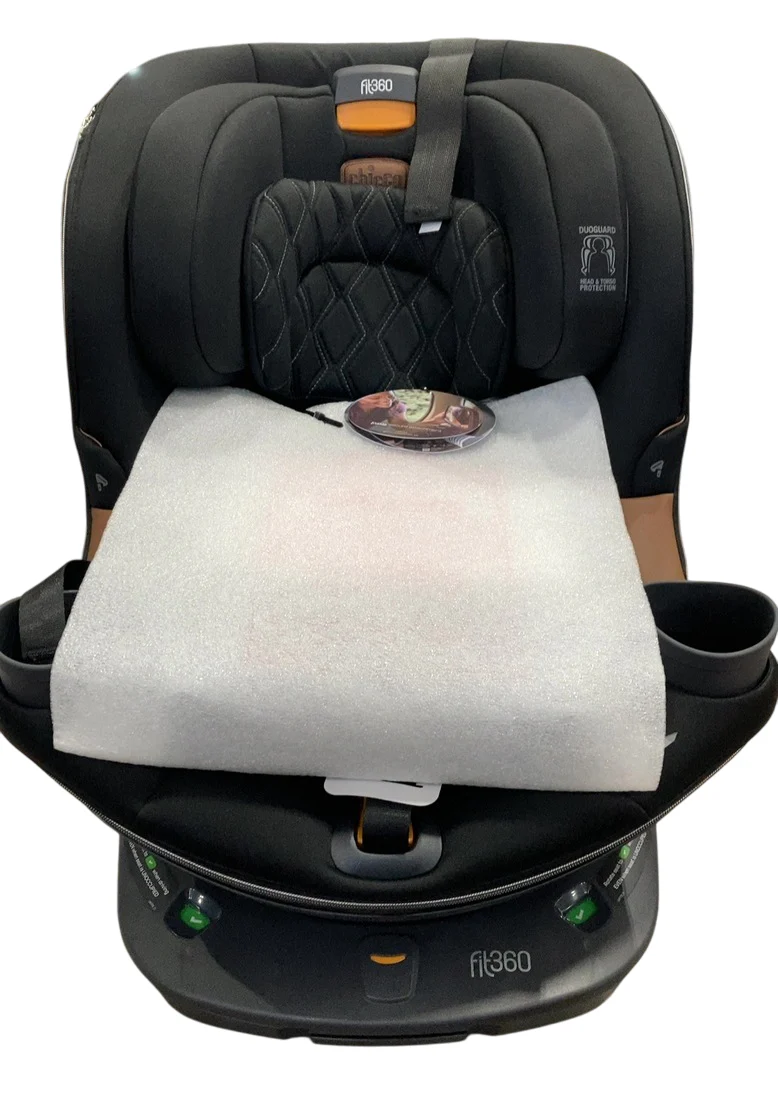 Chicco Fit360 Cleartex Rotating Convertible Car Seat, Black, 2025, Zip - Image 2