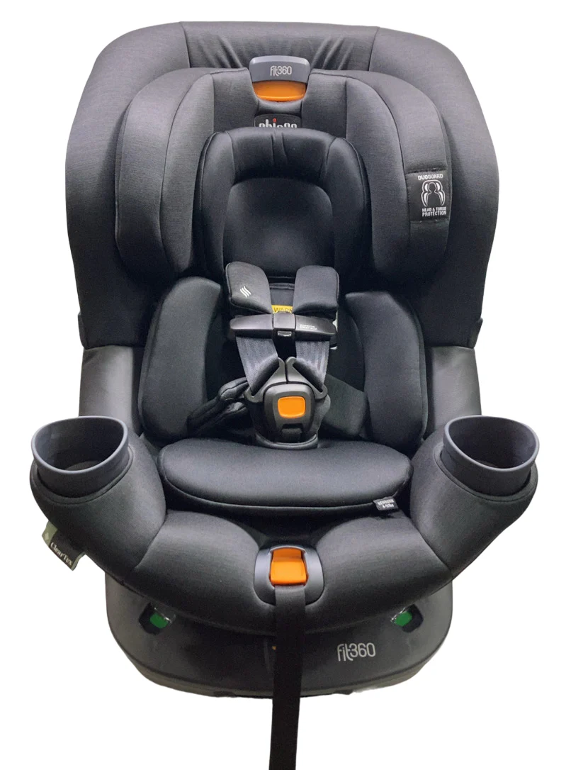 Chicco Fit360 Cleartex Rotating Convertible Car Seat, Slate, 2024 - Image 4