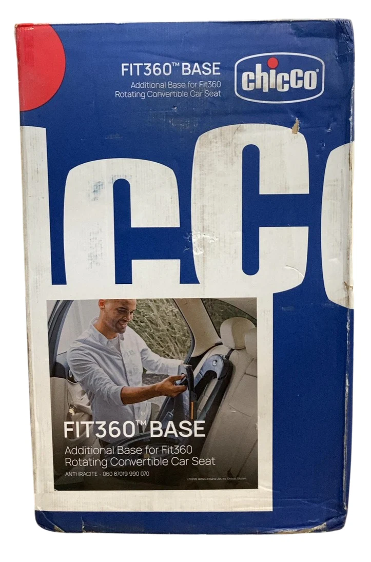Chicco Fit360 Rotating Convertible Car Seat Base, Anthracite, 2024 - Image 3