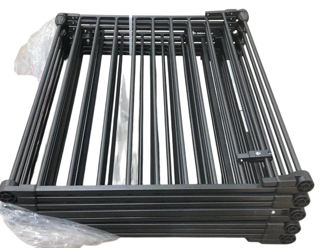 COMOMY 198" Extra Wide Tall Baby Gate, Black - Image 2