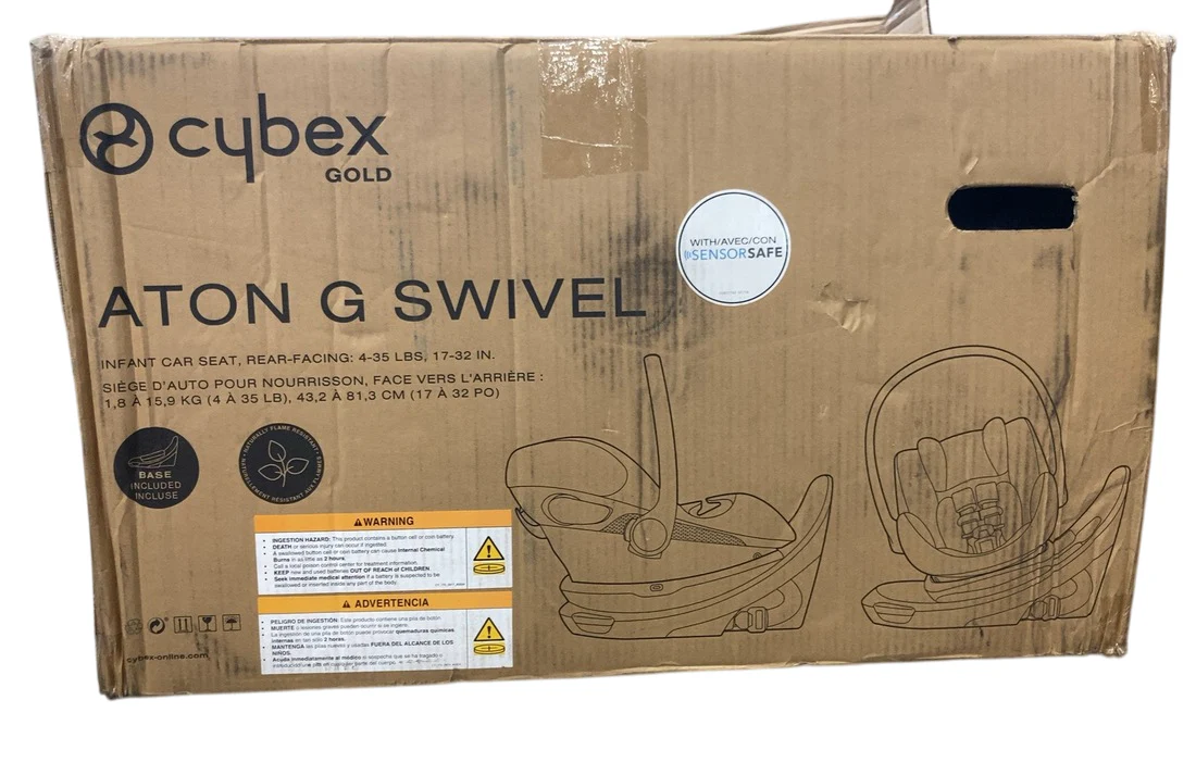 Cybex Aton G Swivel Infant Car Seat And Base, Ocean Blue, 2024 - Image 2