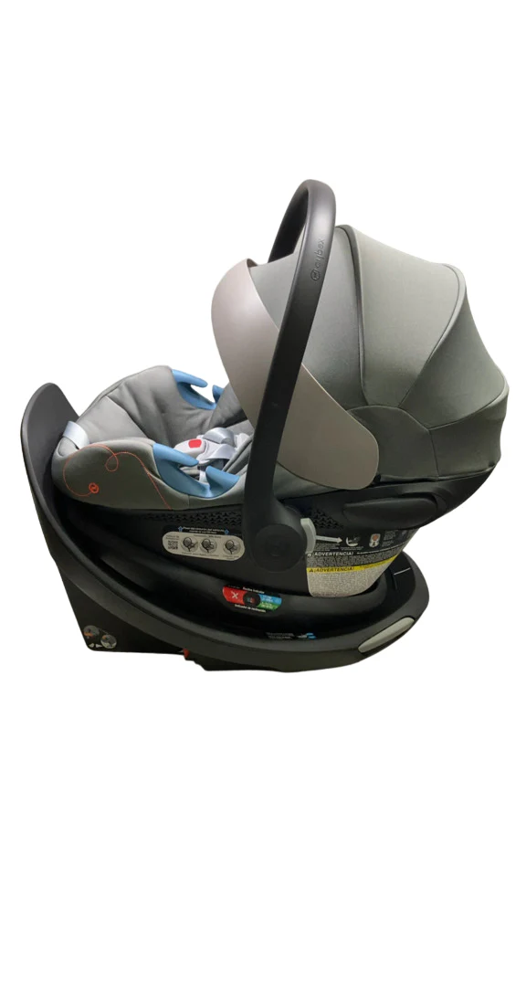 Cybex Aton G Swivel SensorSafe Rotating Infant Car Seat, 2023, Lava Grey - Image 2