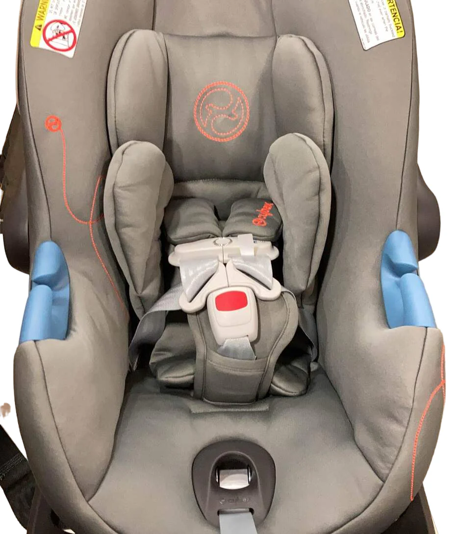 Cybex Aton G Swivel SensorSafe Rotating Infant Car Seat, 2023, Lava Grey - Image 4