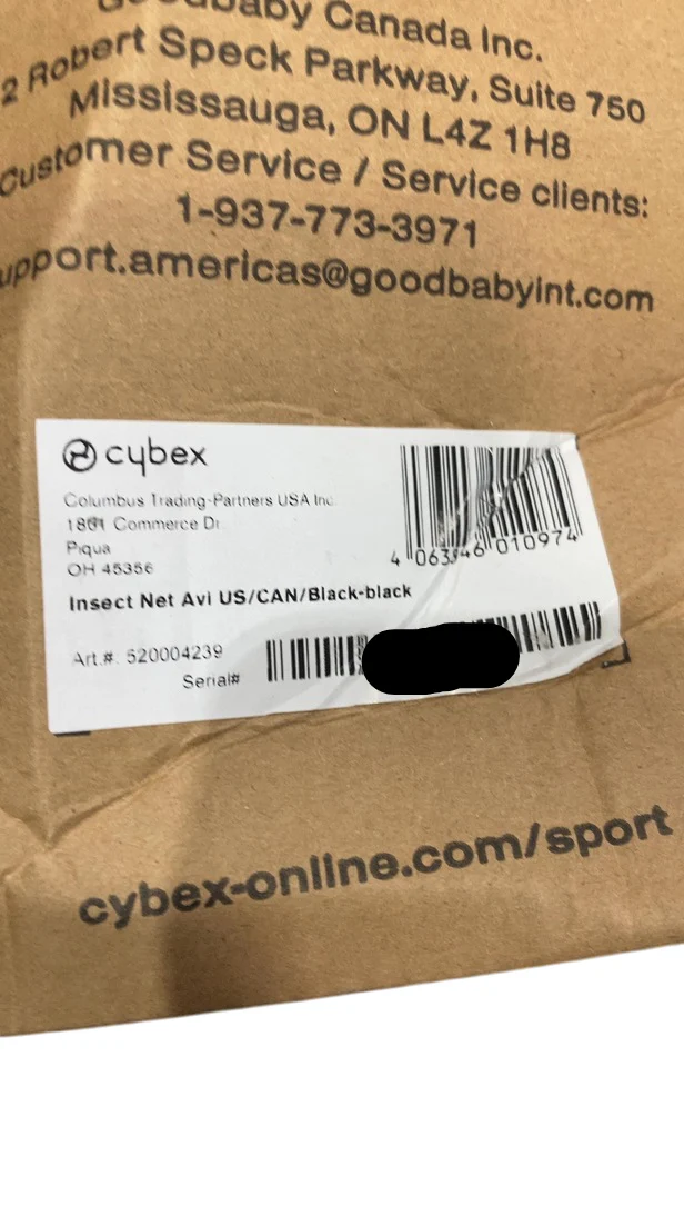 Cybex Avi Insect Net, Black - Image 4