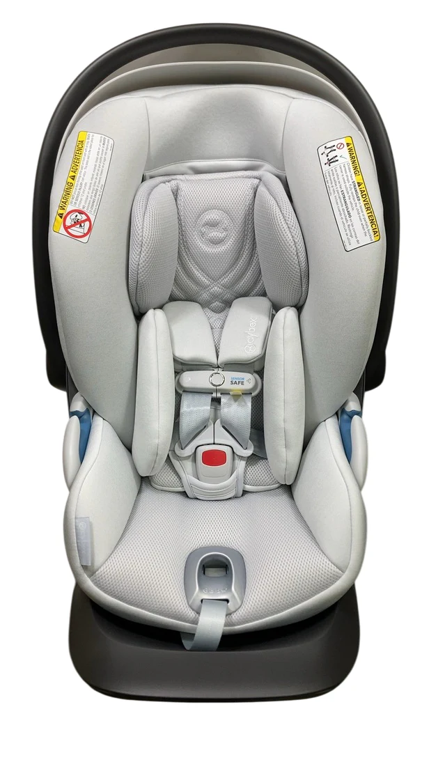 Cybex Cloud T SensorSafe Infant Car Seat With Base, 2024, Platinum White - Image 5