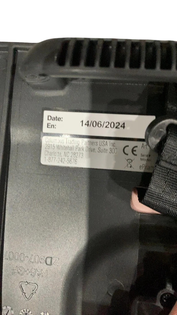 Cybex E-PRIAM Electric Stroller, Matt Black, Peach Pink, 2024, with Battery - Image 7