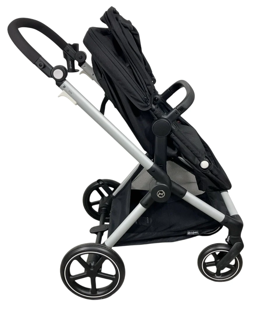 Cybex Eos and Aton G Swivel Travel System, 2024, Moon Black, Silver Frame - Image 3