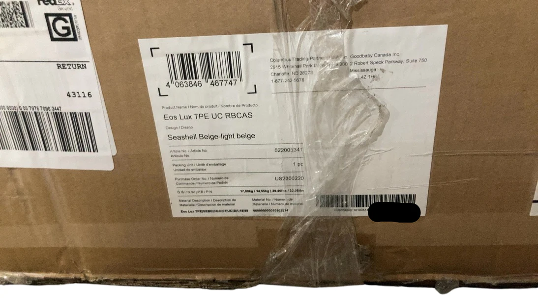 Cybex Eos Lux Stroller, 2024, Seashell Beige - Image 12