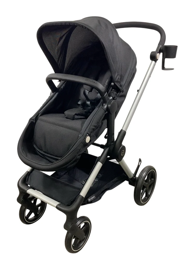 Cybex Eos Stroller, 2024, Moon Black, Silver