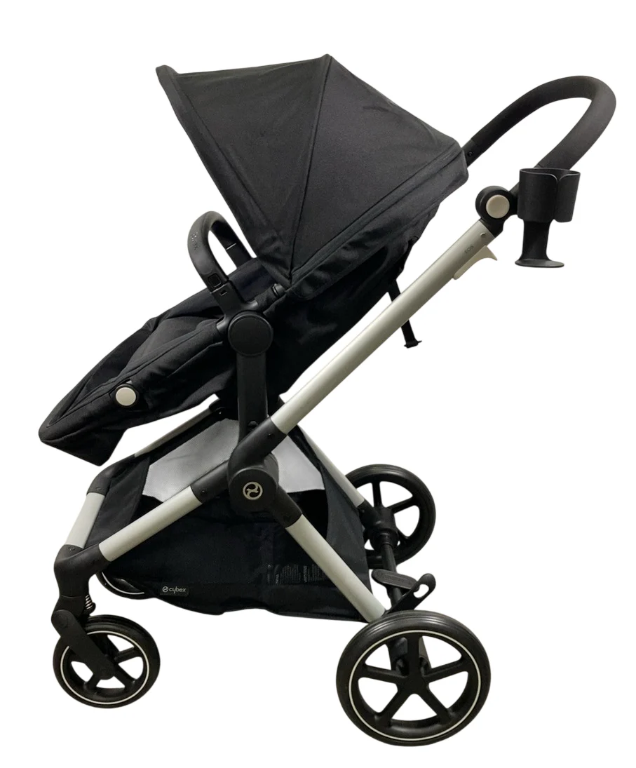 Cybex Eos Stroller, 2024, Moon Black, Silver - Image 3