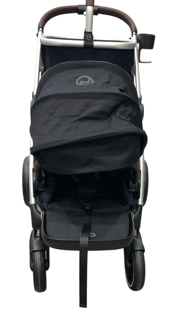 Cybex Gazelle S Modular Stroller, 2023, Moon Black, Silver Frame - Image 4