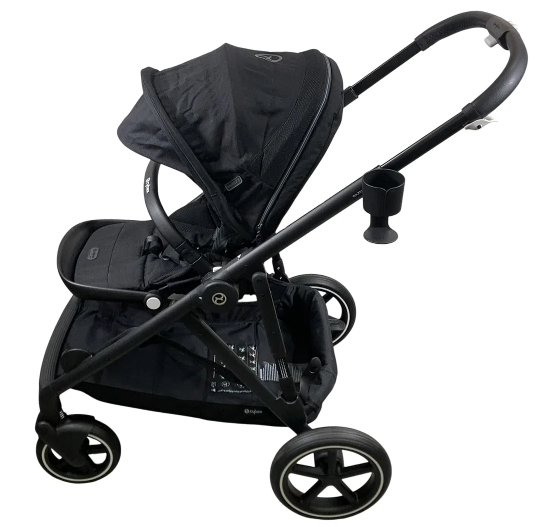Cybex Gazelle S Modular Stroller, 2024, Black Frame, Moon Black - Image 3