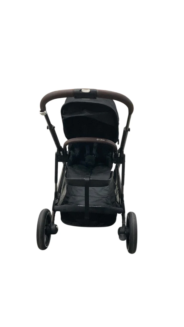 Cybex Gazelle S Modular Stroller, 2024, Moon Black, Taupe Frame - Image 4