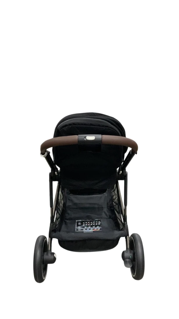 Cybex Gazelle S Modular Stroller, 2024, Moon Black, Taupe Frame - Image 4