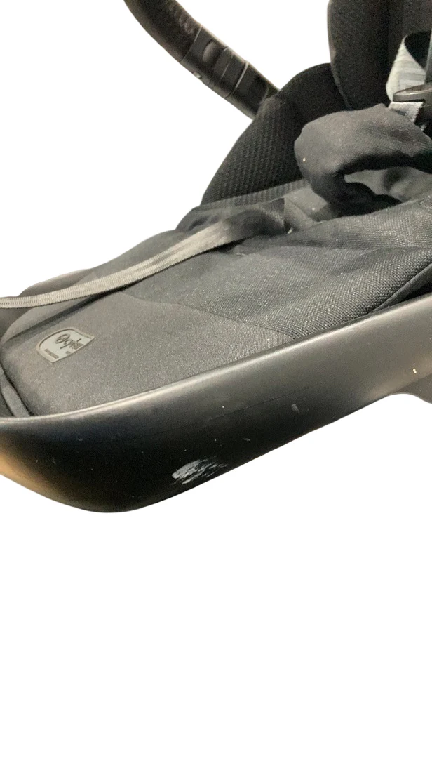 Cybex Gazelle S Seat Unit, Black Bumper Bar, Moon Black - Image 3