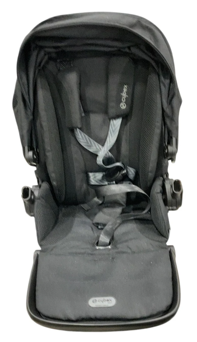 Cybex Gazelle S Seat Unit, Black Bumper Bar, Moon Black - Image 2
