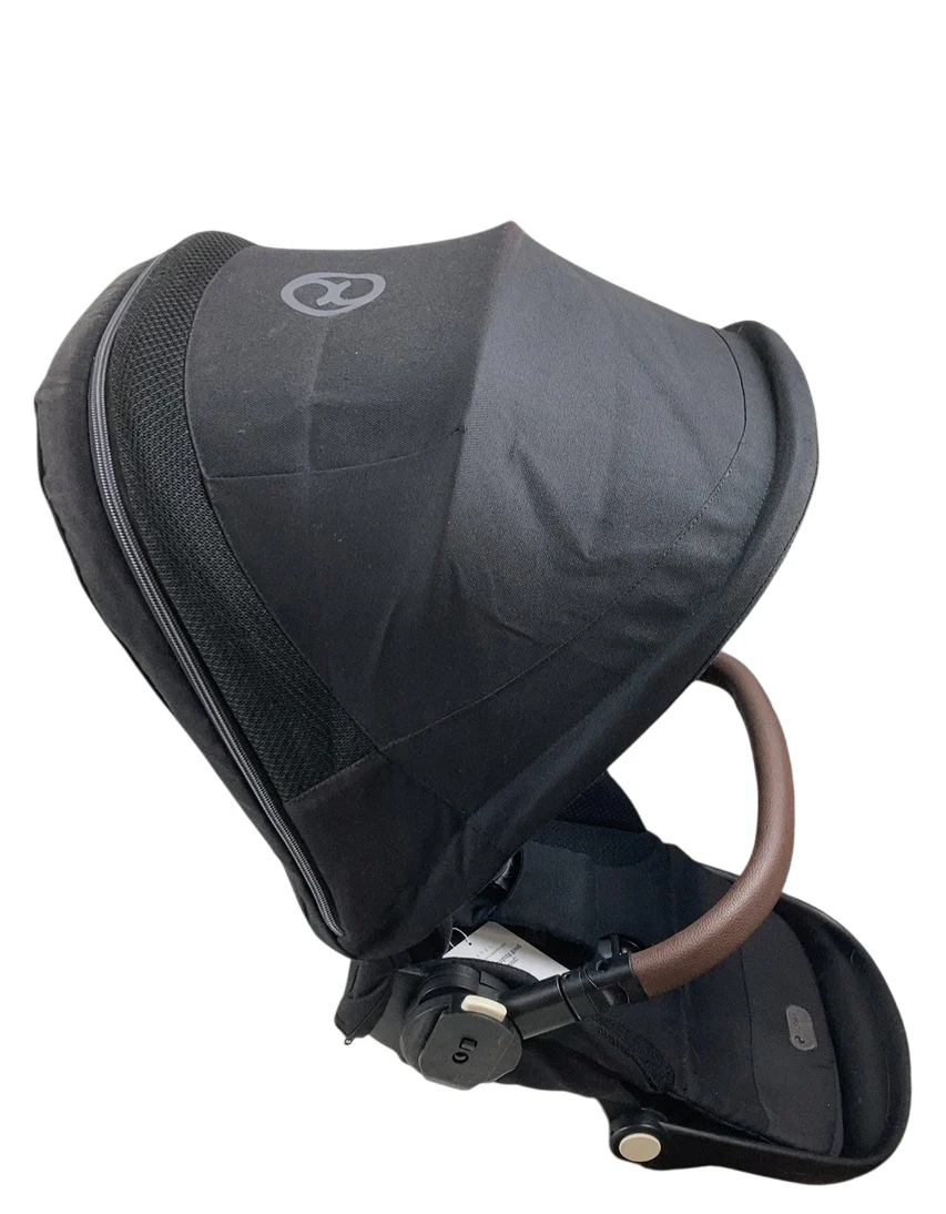 Cybex Gazelle S Seat Unit, Black Frame, Moon Black - Image 2