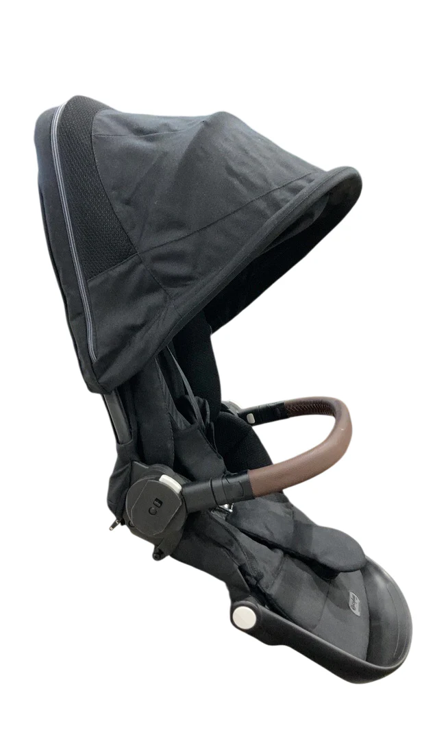 Cybex Gazelle S Seat Unit, Brown Bumper Bar, Moon Black - Image 3