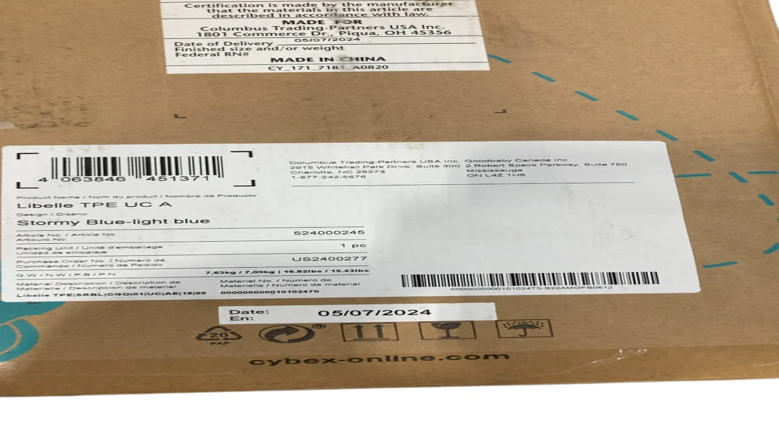 Cybex Libelle 2 Compact Stroller, 2023, Stormy Blue - Image 8