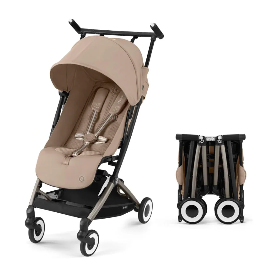 Cybex Libelle 2 Compact Stroller, 2024, Almond Beige - Image 2