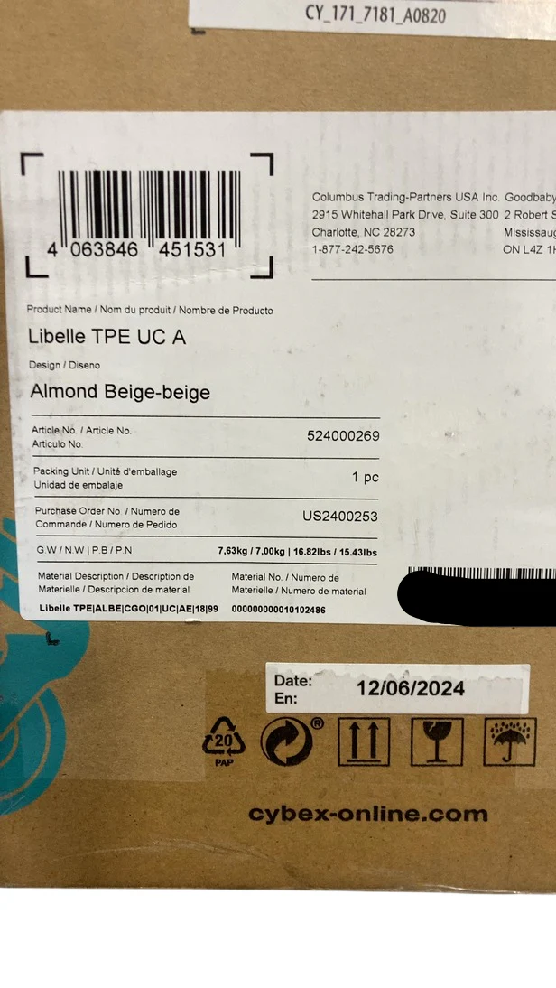 Cybex Libelle 2 Compact Stroller, 2024, Almond Beige - Image 3