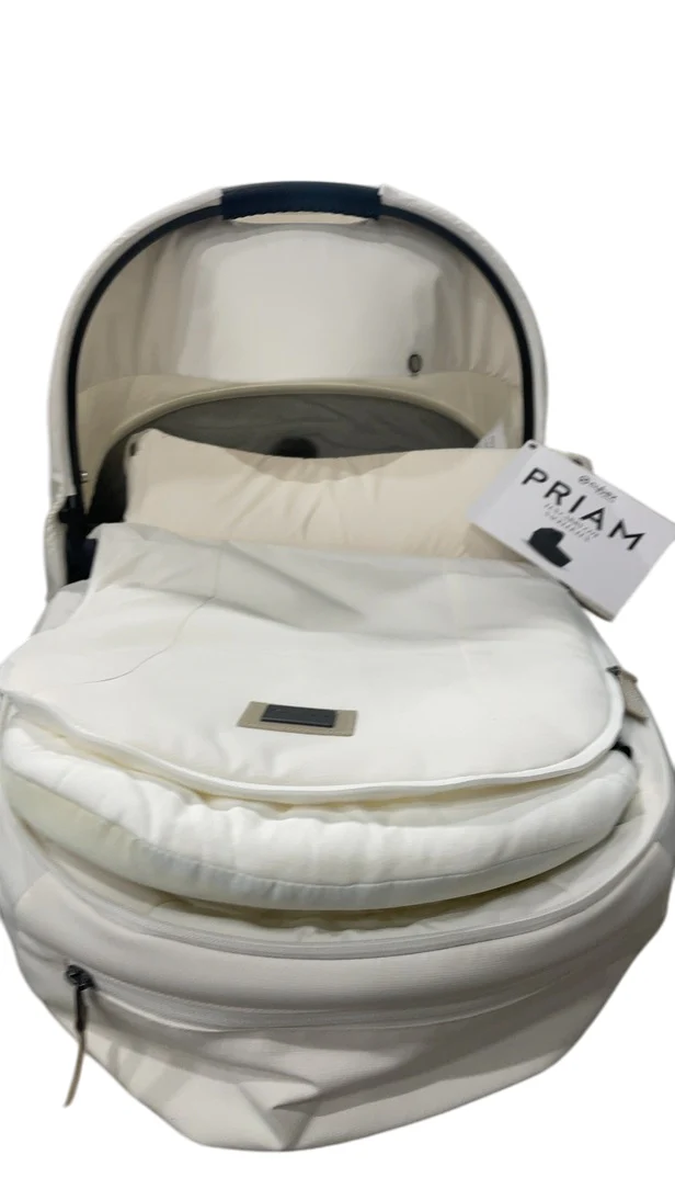 Cybex PRIAM Lux Carry Cot, Off White - Image 3