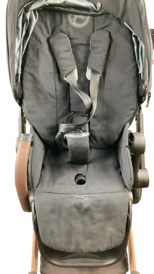 Cybex PRIAM Stroller, 2022, Deep Black, Rosegold - Image 8