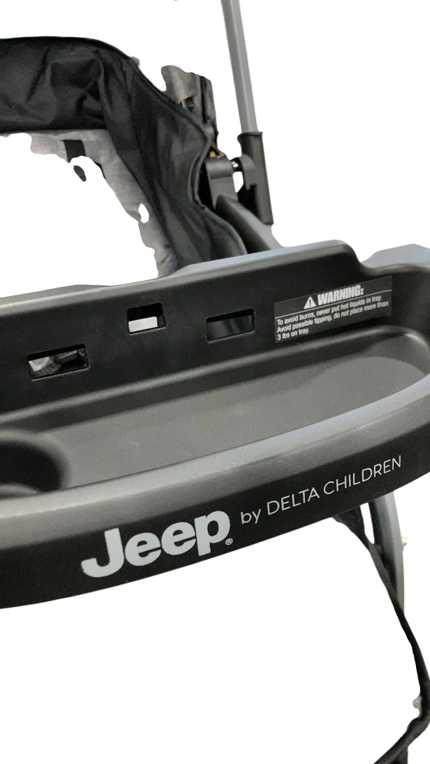 Delta Children Unlimited Jeep Stroller with Reversible Handle, 2024, Grey Tweed - Image 3