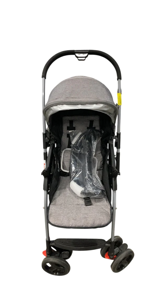 Delta Children Unlimited Jeep Stroller with Reversible Handle, Grey Tweed, 2024 - Image 2