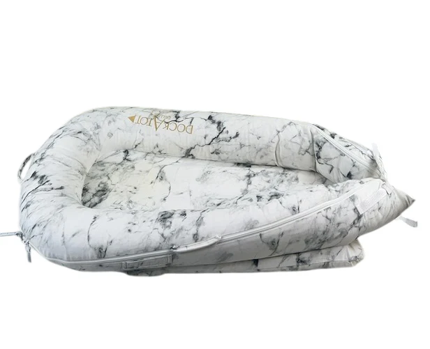 DockATot Deluxe+ Dock, Carrara Marble - Image 2