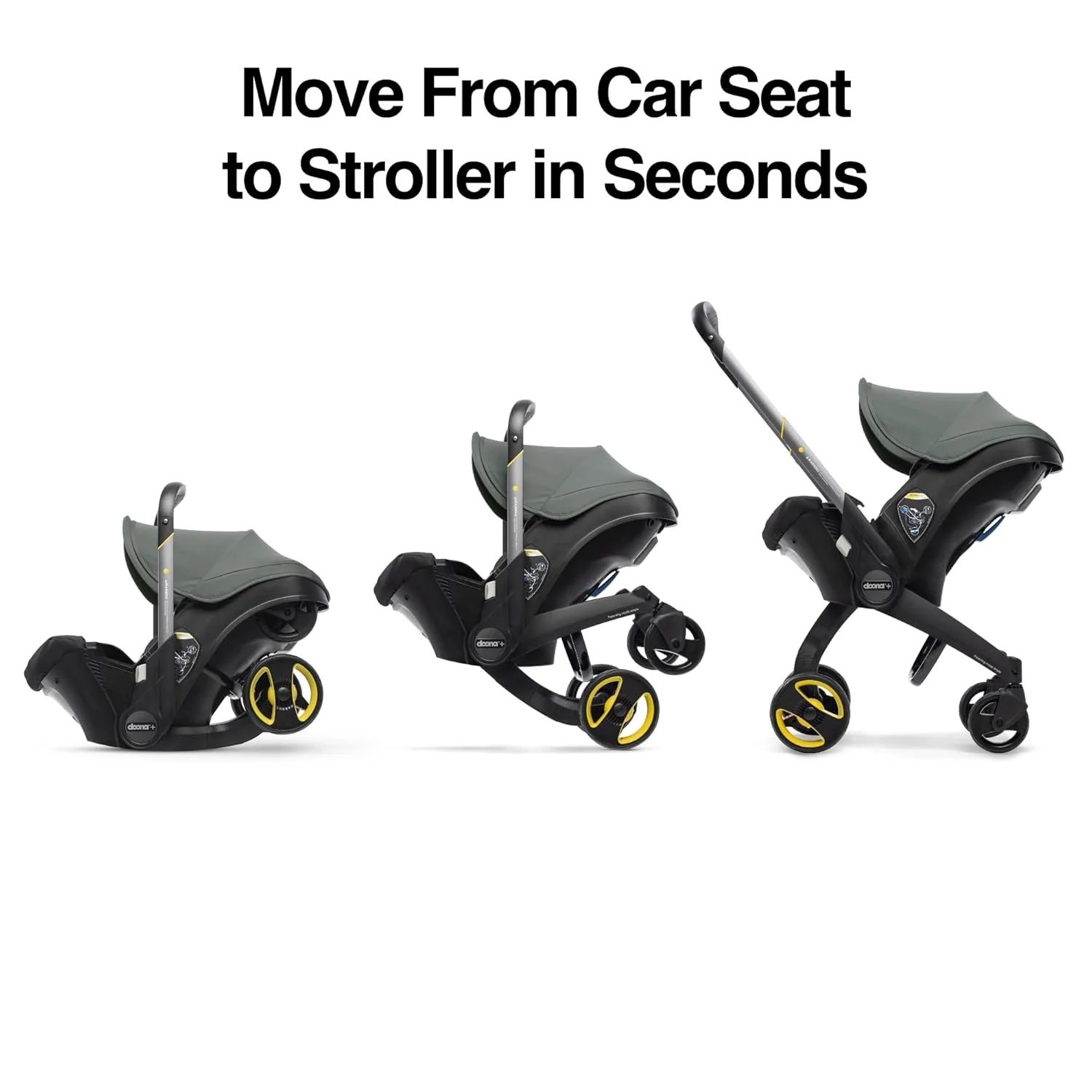 Doona Infant Car Seat & Stroller Combo, 2025, Slate green - Image 4