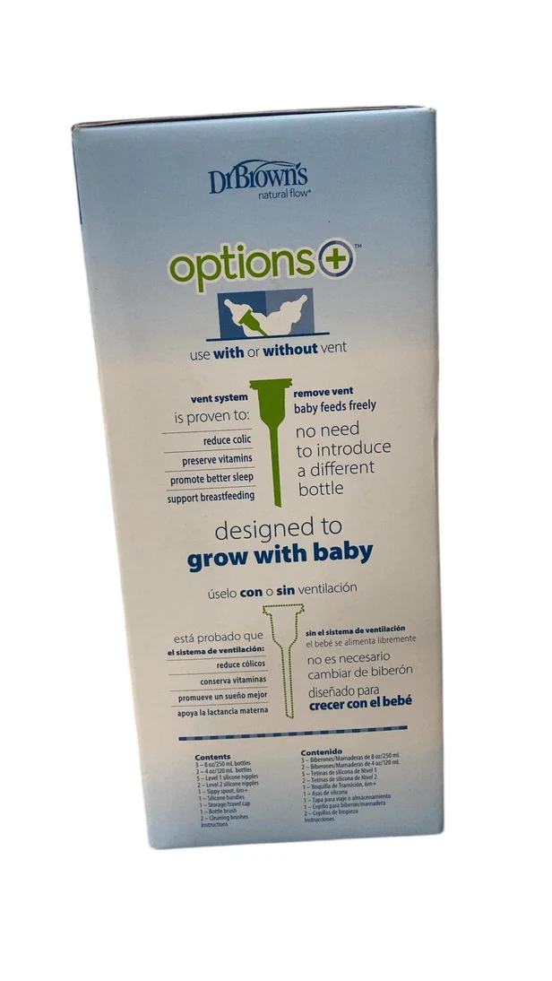 Dr. Brown's Bottle to Sippy Natural Flow Anti-Colic Gift Set, Clear - Image 6