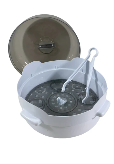 Dr. Brown's Microwave Steam Sterilizer, Clear/Gray - Image 2
