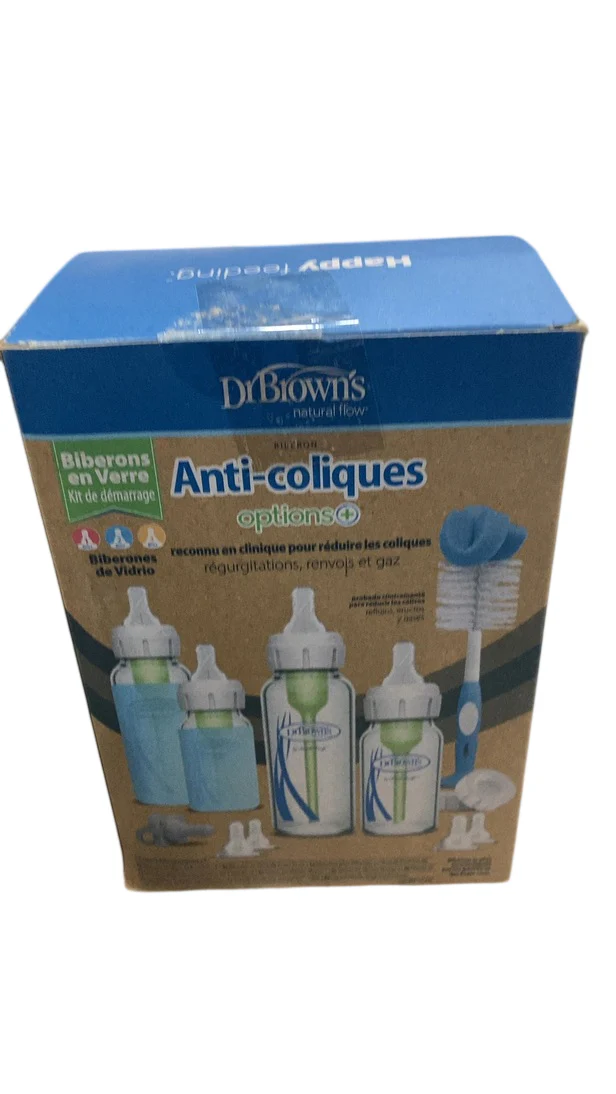 Dr. Brown's Options+ Glass Narrow Anti-Colic Baby Bottle Gift Set, 18 Count - Image 2