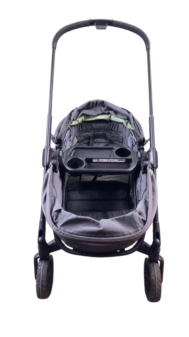 Evenflo Pivot Xplore Dreamz All-Terrain Stroller Wagon with Bassinet Insert, 2023, Voyager Green - Image 4
