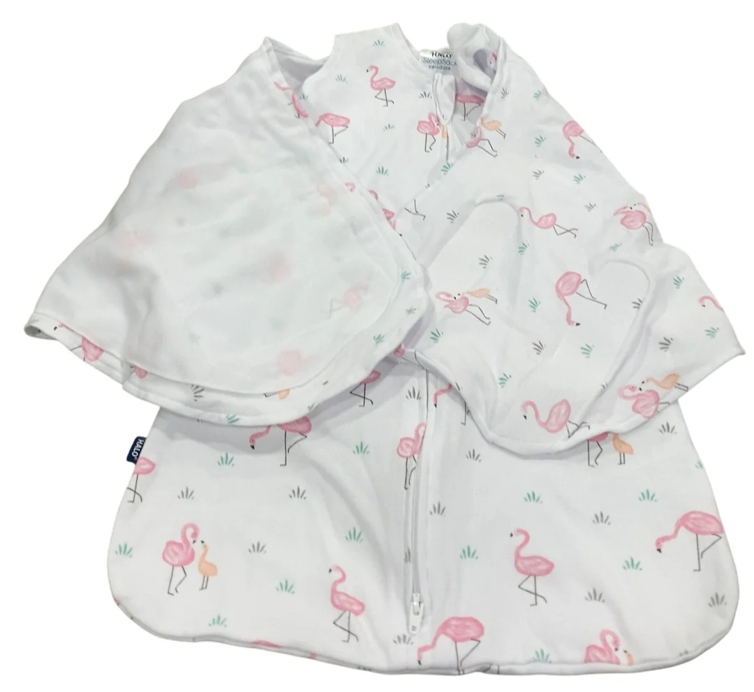 Halo SleepSack Swaddle, Newborn, Flamingo - Image 3