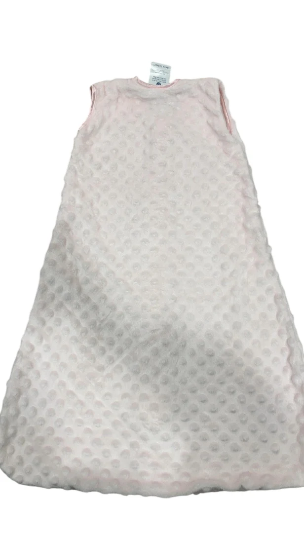 Halo Sleepsack Wearable Blanket, Small, Plushy Dot Velboa Pink - Image 3