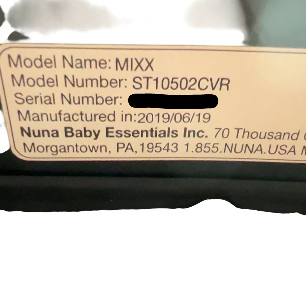 Nuna MIXX Stroller, 2019, Cavier - Image 7