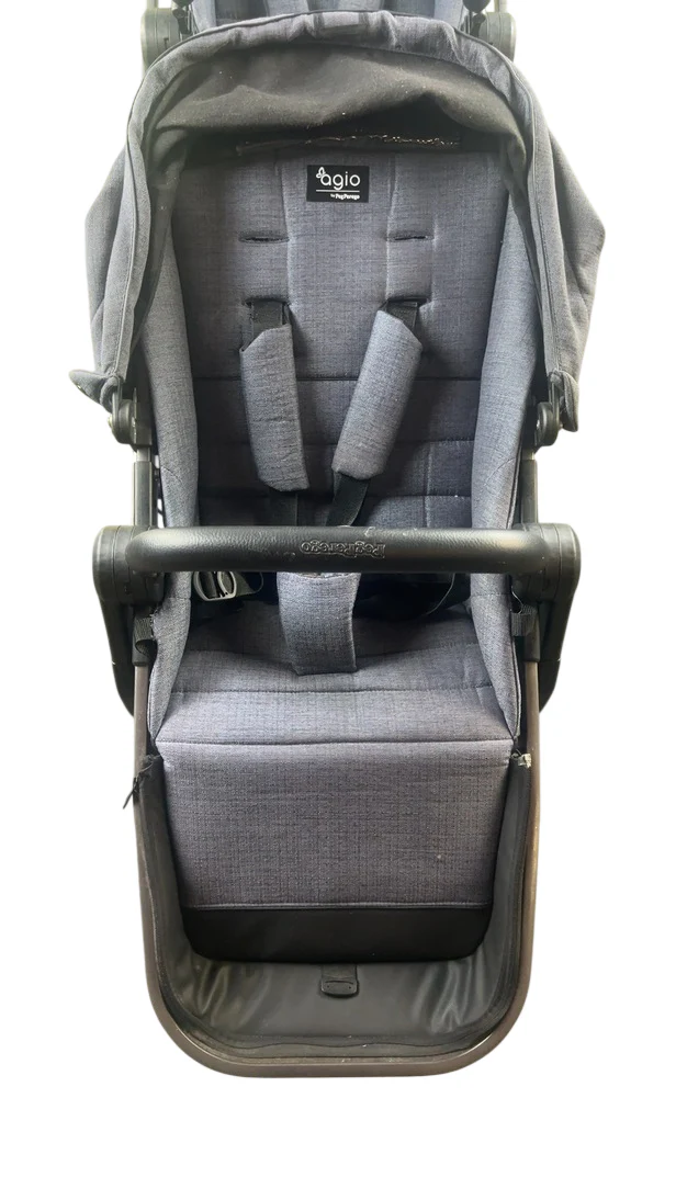 Peg Perego Agio Z4 Double Stroller, 2022, Agio Mirage Blue - Image 7