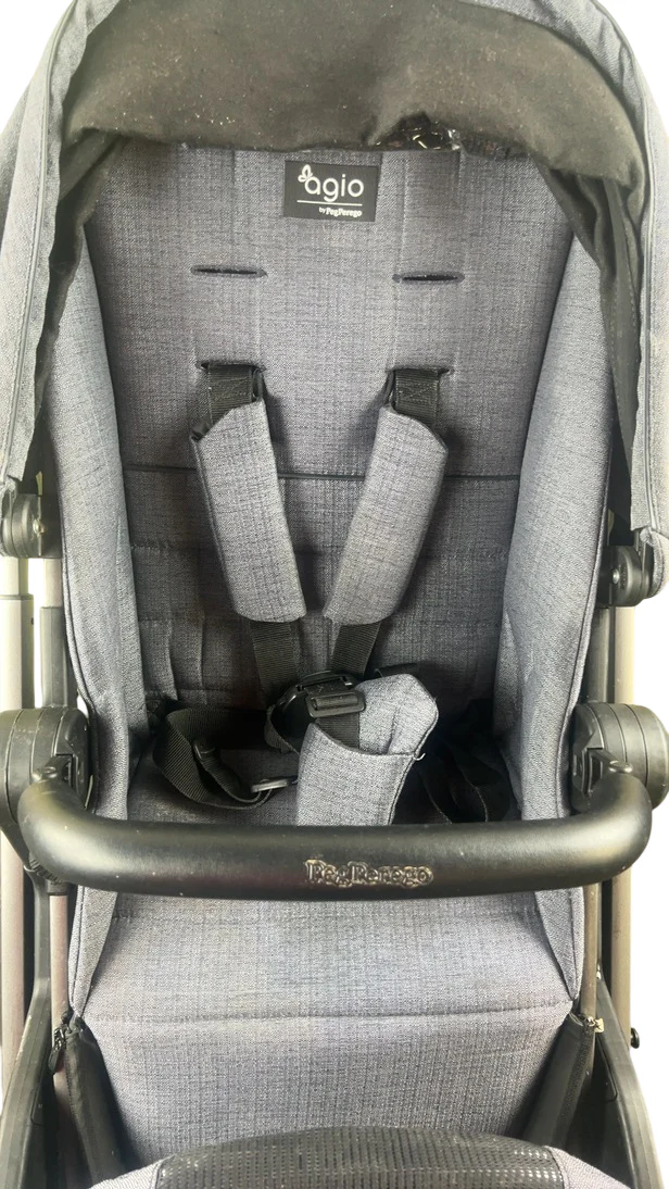 Peg Perego Agio Z4 Double Stroller, 2022, Agio Mirage Blue - Image 8