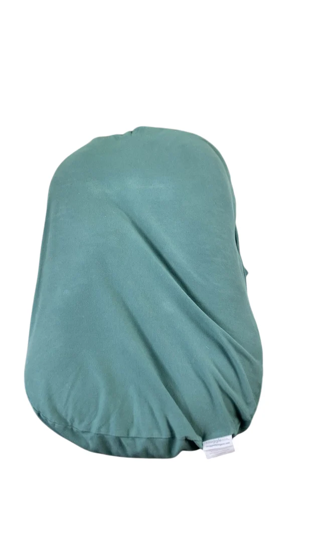 Snuggle Me Organic Sensory Infant Lounger with Cover, Moss, Natural - Image 6