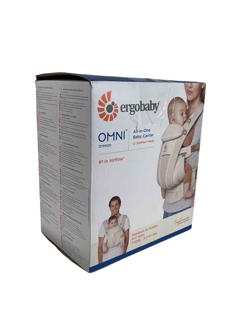 Ergobaby Omni Breeze Baby Carrier, Natural Beige - Image 2