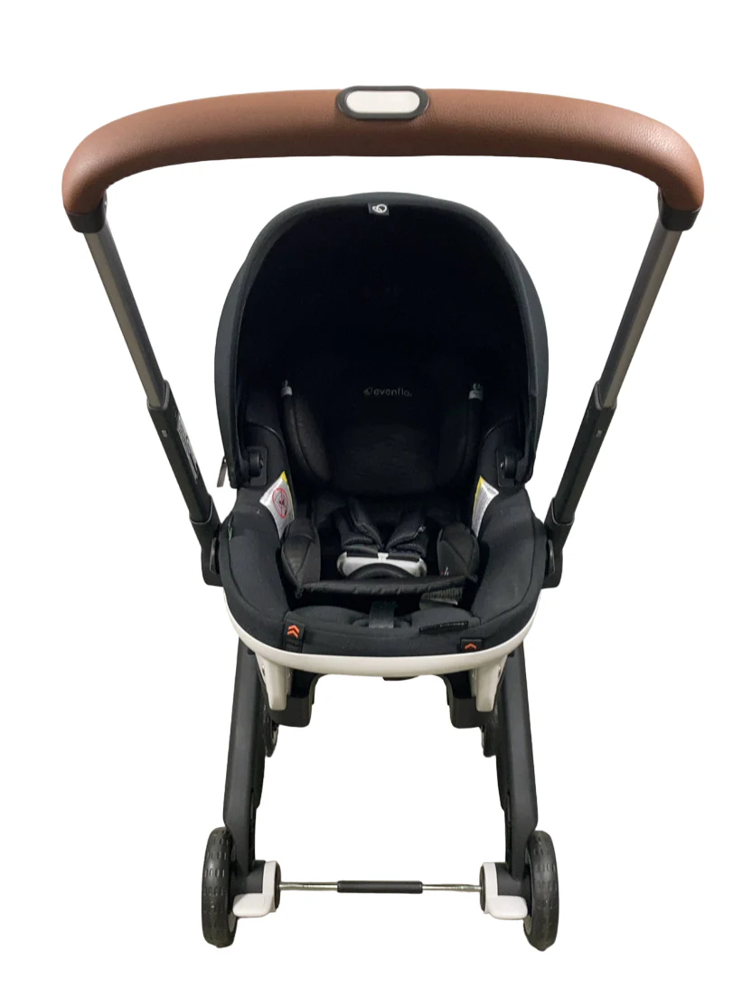 Evenflo Gold Shyft Dual Ride Infant Car Seat Stroller Combo, Onyx, 2024, with Carryall Storage and Extended Canopy - Image 4