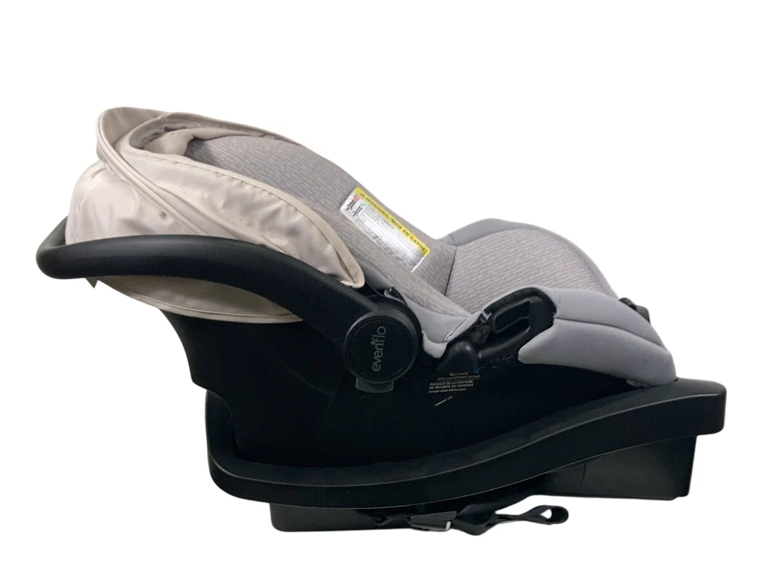 Evenflo LiteMax 35 Infant Car Seat, 2024, River Stone Gray - Image 4