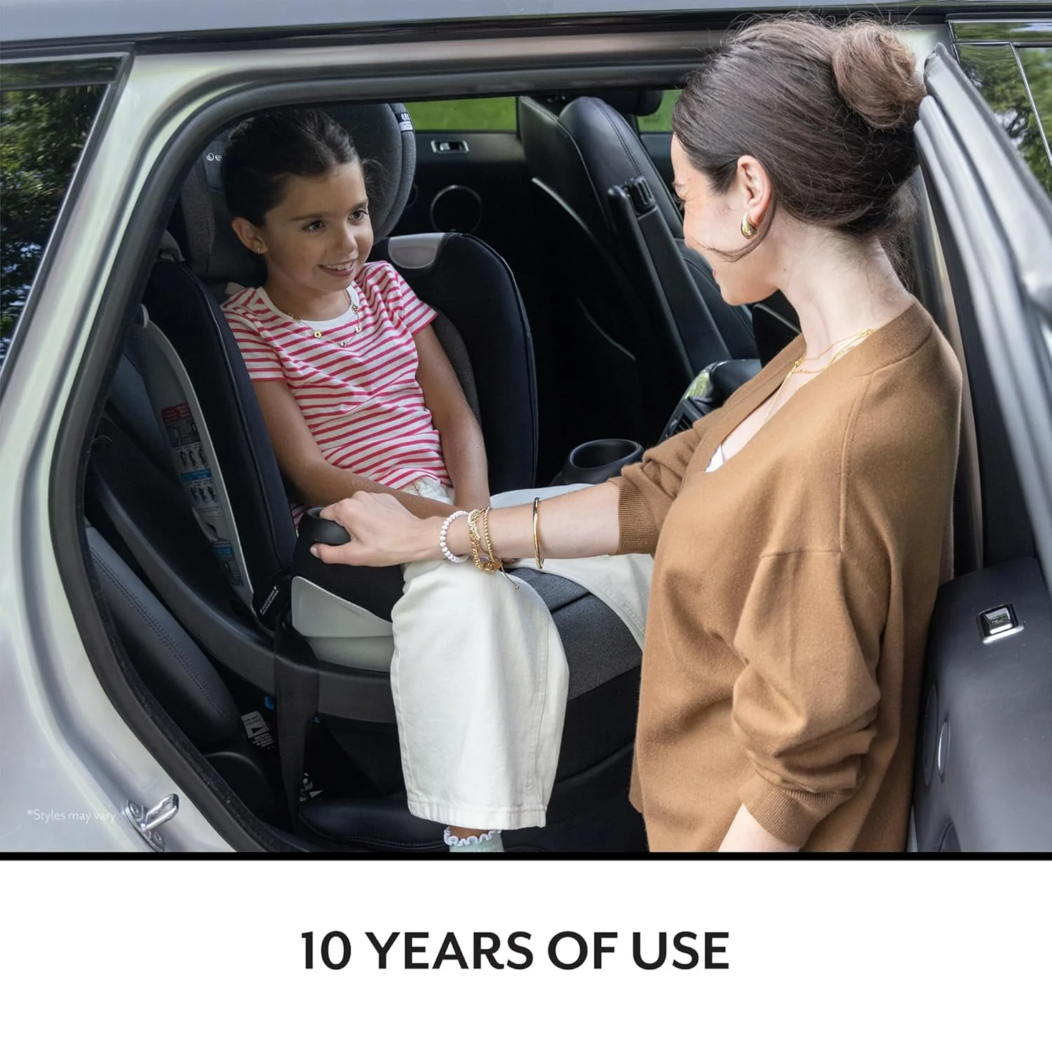 Evenflo Revolve 360 Extend All-in-one Rotational Car Seat With SensorSafe, 2024, Onyx Black - Image 4
